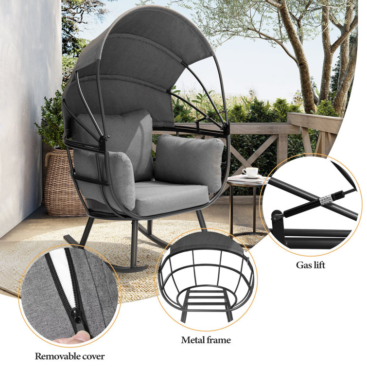 Outdoor rocking chair online with umbrella